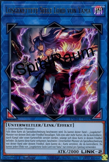 Unchained Soul Lord of Yama (V.1 - Ultra Rare) Single: Yu-Gi-Oh! Duelist Nexus Einzelkarte