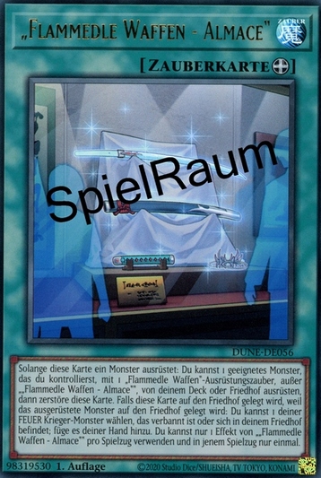 "Infernoble Arms - Almace" (V.1 - Ultra Rare) Single: Yu-Gi-Oh! Duelist Nexus Einzelkarte