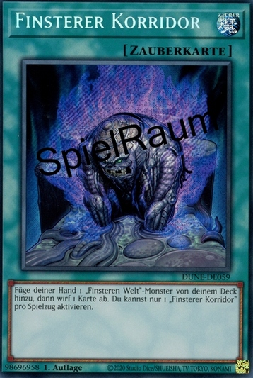 Dark Corridor (V.1 - Secret Rare) Single: Yu-Gi-Oh! Duelist Nexus Einzelkarte
