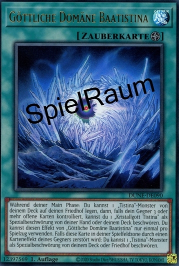 Divine Domain Baatistina (V.1 - Ultra Rare)