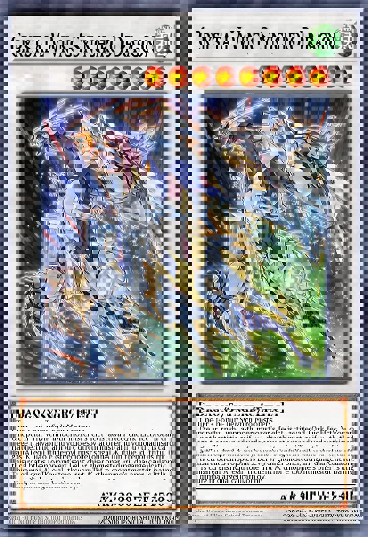 Crystal Wing Synchro Dragon