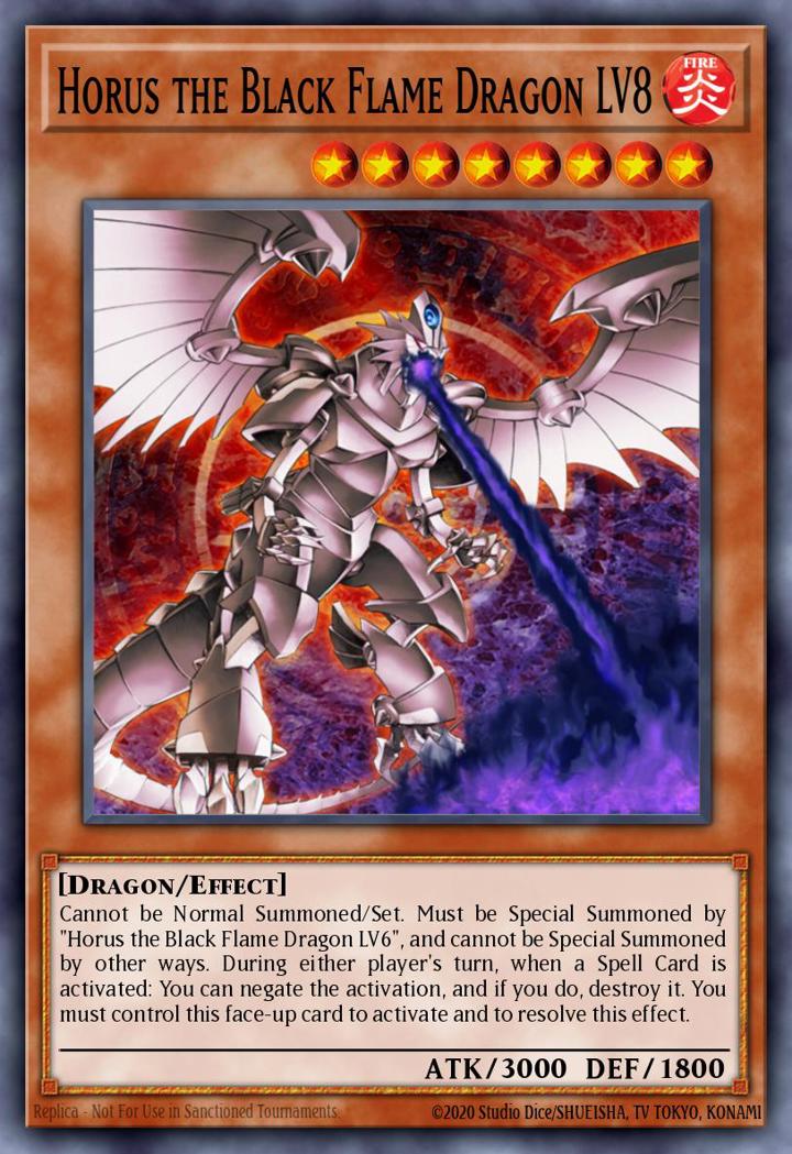 Horus the Black Flame Dragon LV8 Single: Yu-Gi-Oh! Elemental Energy Einzelkarte