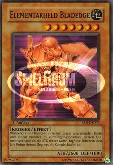 Elemental HERO Bladedge (V.1 - Super Rare) Single: Yu-Gi-Oh! Elemental Energy Einzelkarte