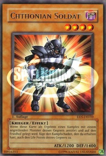Chthonian Soldier (V.1 - Rare)