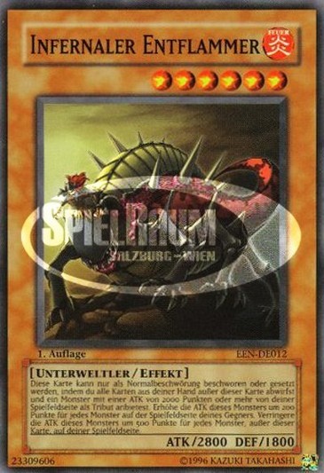 Infernal Incinerator Single: Yu-Gi-Oh! Elemental Energy Einzelkarte