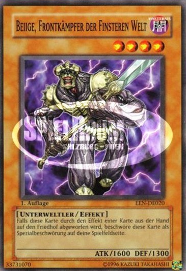 Beiige, Vanguard of Dark World Single: Yu-Gi-Oh! Elemental Energy Einzelkarte
