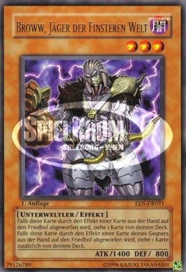 Broww, Huntsman of Dark World (V.1 - Rare) Single: Yu-Gi-Oh! Elemental Energy Einzelkarte