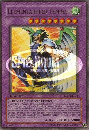 Elemental HERO Tempest (V.2 - Ultimate Rare) Single: Yu-Gi-Oh! Elemental Energy Einzelkarte