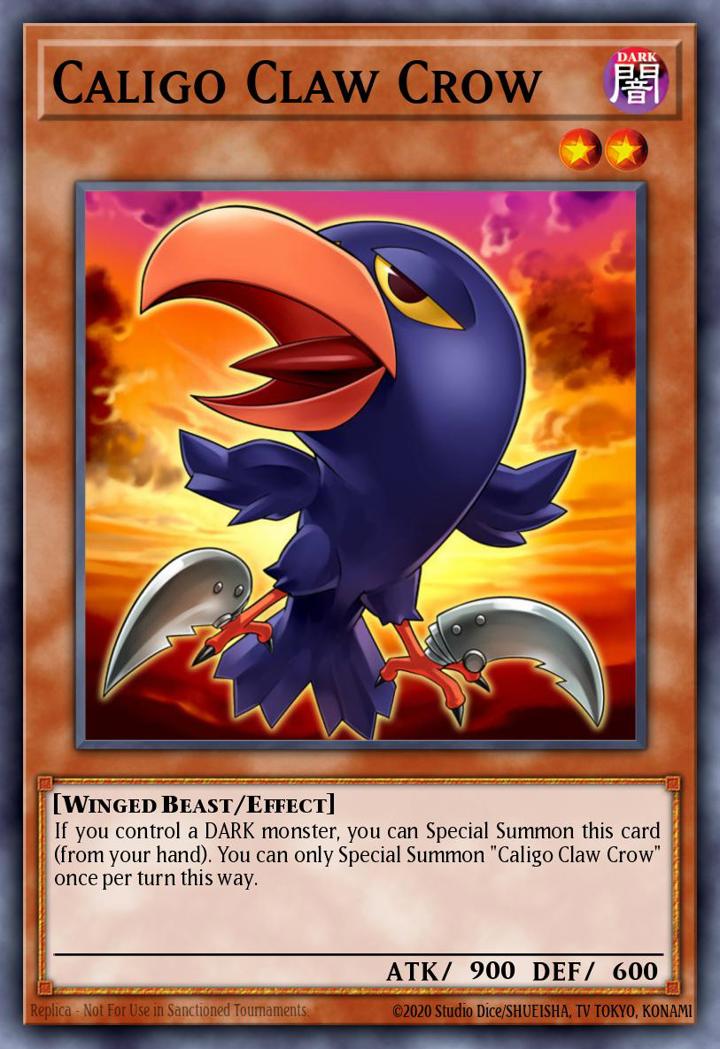 Caligo Claw Crow Single: Yu-Gi-Oh! Egyptian God Deck: Slifer the Sky Dragon Einzelkarte