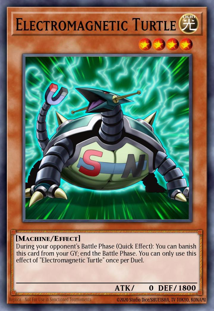 Electromagnetic Turtle Single: Yu-Gi-Oh! Egyptian God Deck: Slifer the Sky Dragon Einzelkarte