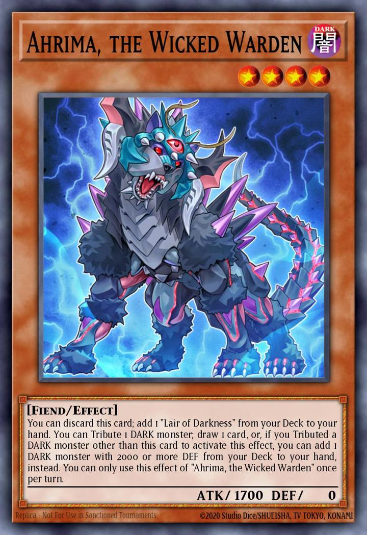 Ahrima, the Wicked Warden Single: Yu-Gi-Oh! Egyptian God Deck: Slifer the Sky Dragon Einzelkarte