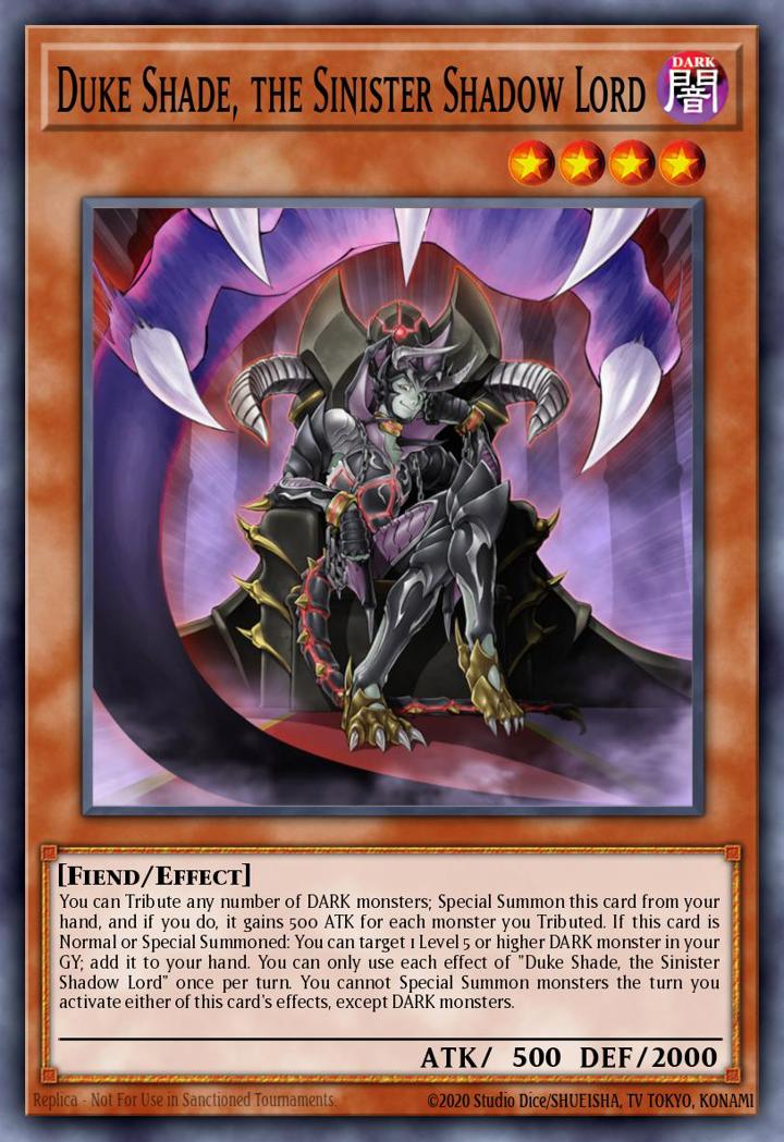 Duke Shade, the Sinister Shadow Lord Single: Yu-Gi-Oh! Egyptian God Deck: Slifer the Sky Dragon Einzelkarte