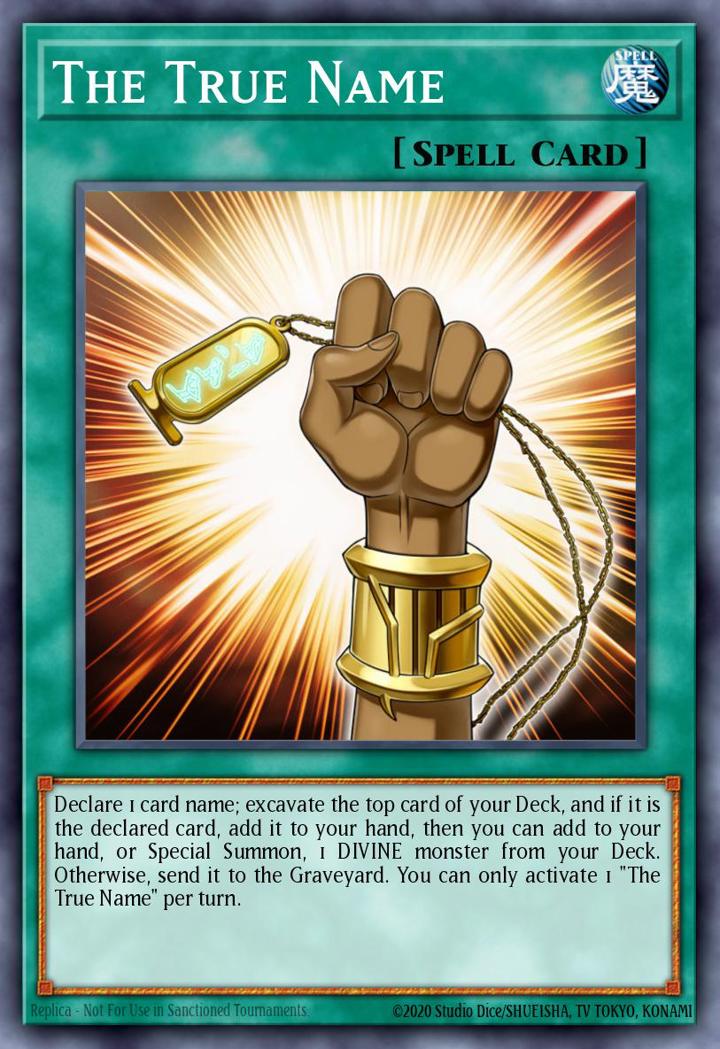 The True Name Single: Yu-Gi-Oh! Egyptian God Deck: Slifer the Sky Dragon Einzelkarte