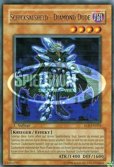 Destiny HERO - Diamond Dude (V.2 - Ultimate Rare) Single: Yu-Gi-Oh! Enemy of Justice Einzelkarte