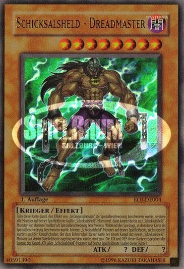Destiny HERO - Dreadmaster (V.2 - Ultimate Rare) Single: Yu-Gi-Oh! Enemy of Justice Einzelkarte
