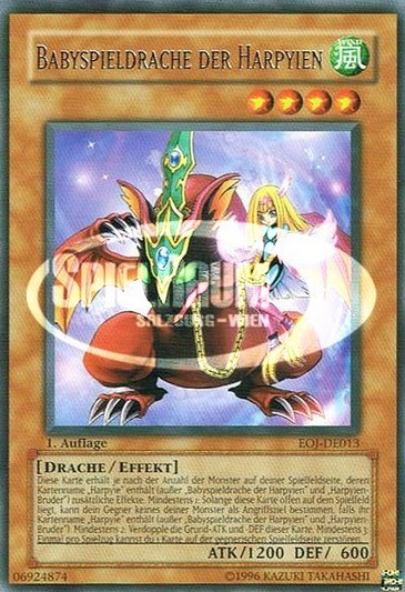 Harpie's Pet Baby Dragon (V.1 - Rare)