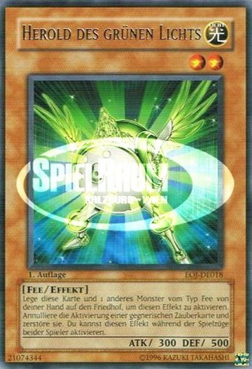 Herald of Green Light (V.1 - Rare) Single: Yu-Gi-Oh! Enemy of Justice Einzelkarte