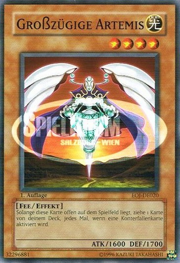 Bountiful Artemis Single: Yu-Gi-Oh! Enemy of Justice Einzelkarte