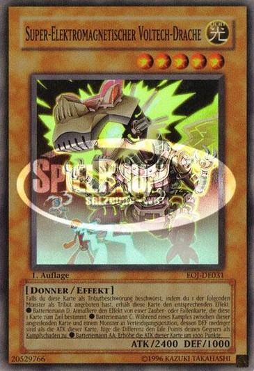 Super-Electromagnetic Voltech Dragon (V.1 - Super Rare)