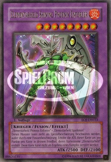 Elemental HERO Shining Phoenix Enforcer (V.1 - Ultra Rare)