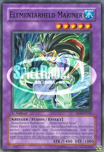 Elemental HERO Mariner Single: Yu-Gi-Oh! Enemy of Justice Einzelkarte