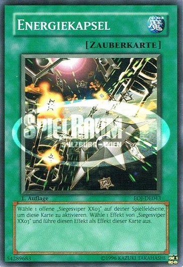 Power Capsule Single: Yu-Gi-Oh! Enemy of Justice Einzelkarte