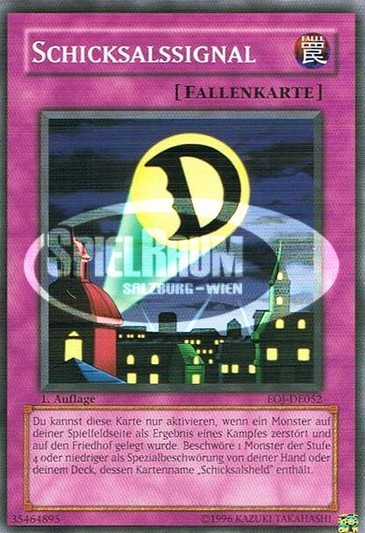 Destiny Signal Single: Yu-Gi-Oh! Enemy of Justice Einzelkarte