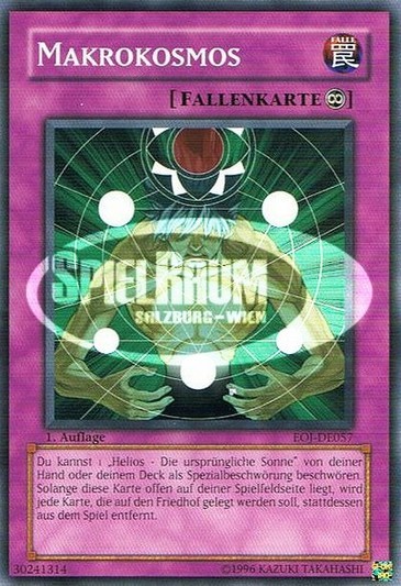 Macro Cosmos Single: Yu-Gi-Oh! Enemy of Justice Einzelkarte
