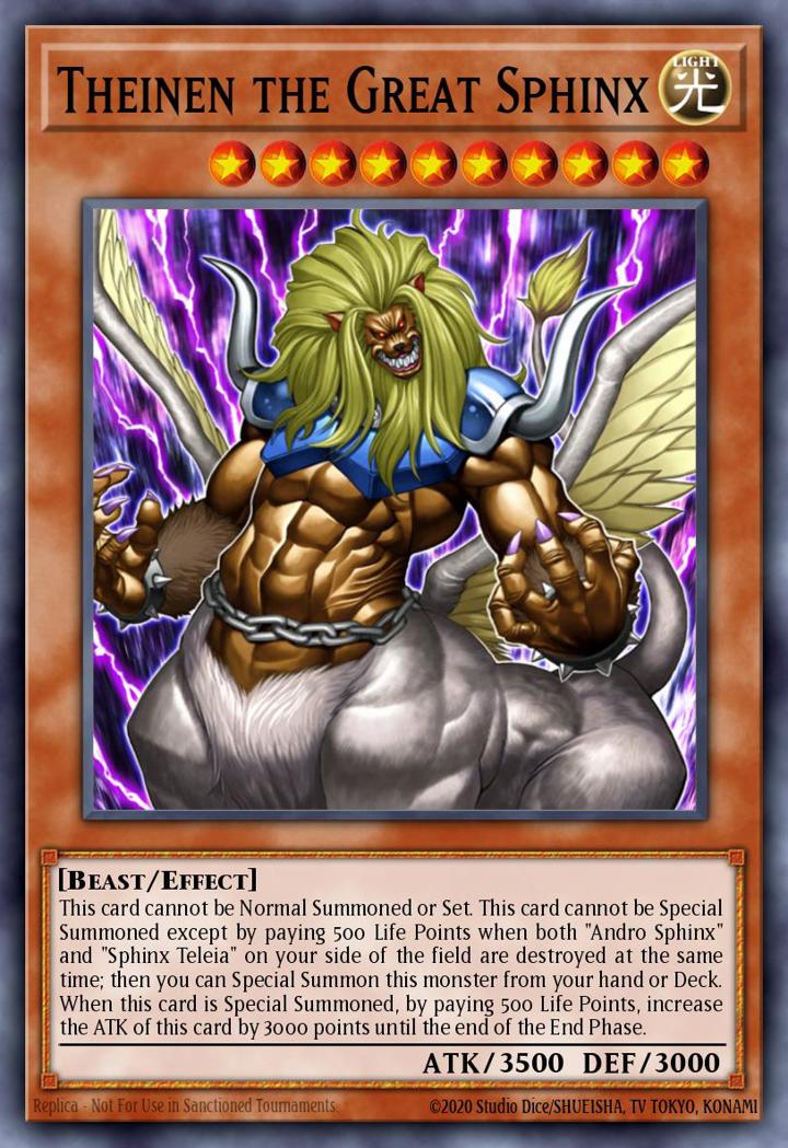 Theinen the Great Sphinx Single: Yu-Gi-Oh! Exclusive Pack 1 Einzelkarte