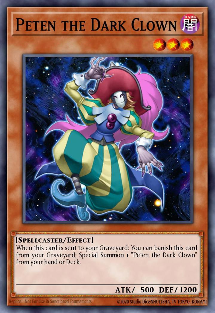 Peten the Dark Clown Single: Yu-Gi-Oh! Exclusive Pack 1 Einzelkarte