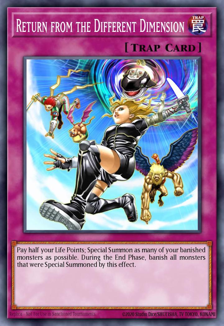 Return from the Different Dimension Single: Yu-Gi-Oh! Exclusive Pack 1 Einzelkarte