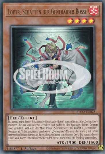 Loptr, Shadow of the Generaider Bosses