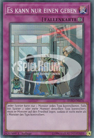 There Can Be Only One Single: Yu-Gi-Oh! Extreme Force Einzelkarte