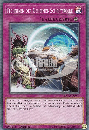 Showdown of the Secret Sense Scroll Techniques