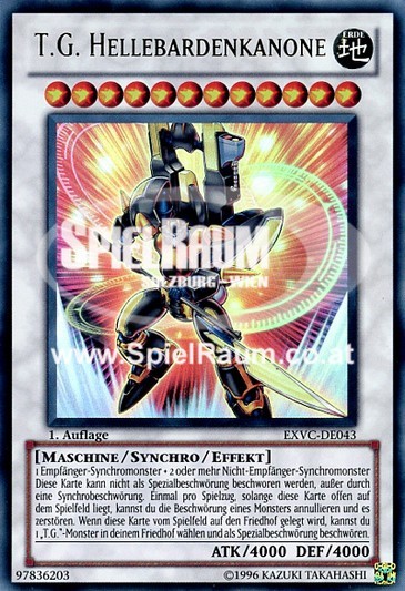 T.G. Halberd Cannon (V.2 - Ultimate Rare) Single: Yu-Gi-Oh! Extreme Victory Einzelkarte
