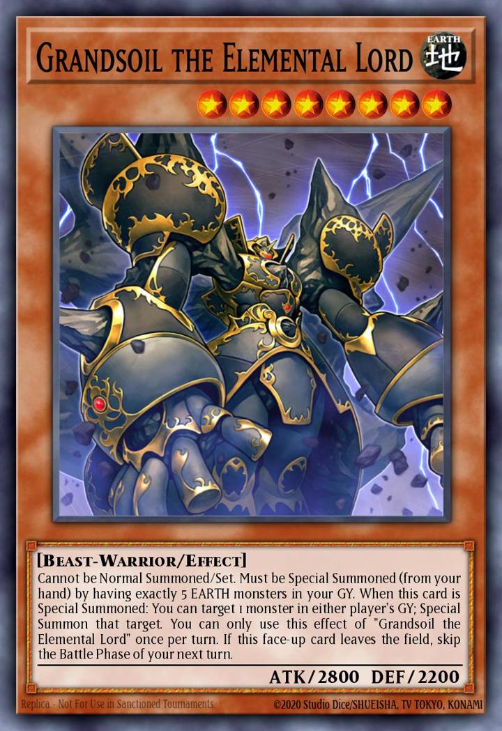 Grandsoil the Elemental Lord Single: Yu-Gi-Oh! Flames of Destruction Einzelkarte