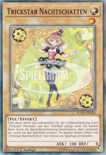 Trickstar Nightshade Single: Yu-Gi-Oh! Flames of Destruction Einzelkarte