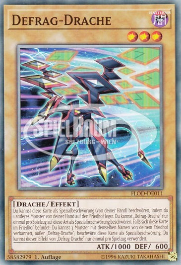 Defrag Dragon Single: Yu-Gi-Oh! Flames of Destruction Einzelkarte