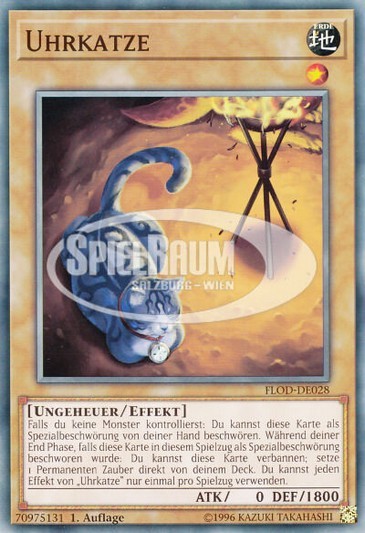 Watch Cat Single: Yu-Gi-Oh! Flames of Destruction Einzelkarte