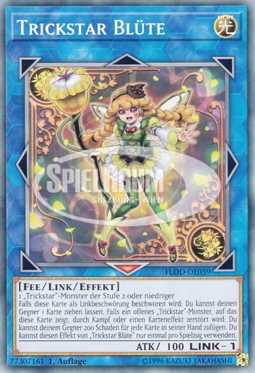Trickstar Bloom Single: Yu-Gi-Oh! Flames of Destruction Einzelkarte