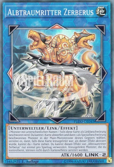 Knightmare Cerberus Single: Yu-Gi-Oh! Flames of Destruction Einzelkarte