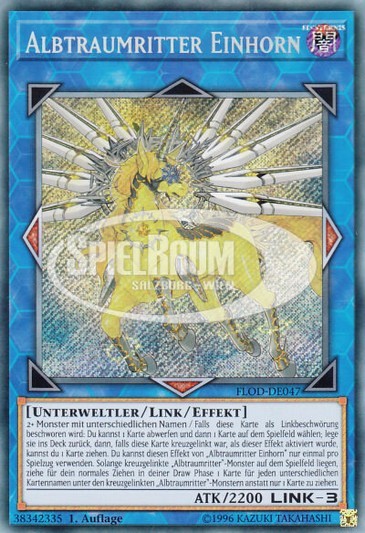 Knightmare Unicorn Single: Yu-Gi-Oh! Flames of Destruction Einzelkarte