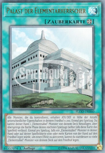Palace of the Elemental Lords Single: Yu-Gi-Oh! Flames of Destruction Einzelkarte