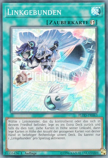 Link Bound Single: Yu-Gi-Oh! Flames of Destruction Einzelkarte