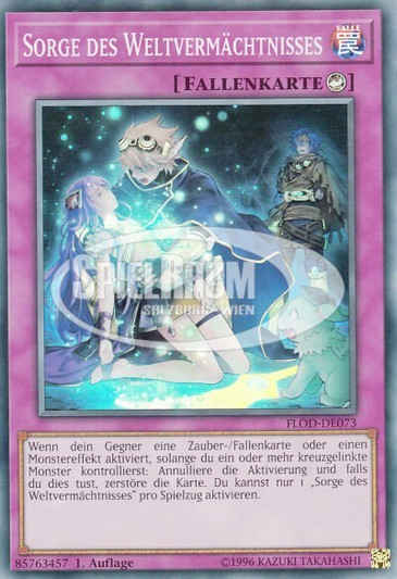 World Legacy's Sorrow Single: Yu-Gi-Oh! Flames of Destruction Einzelkarte