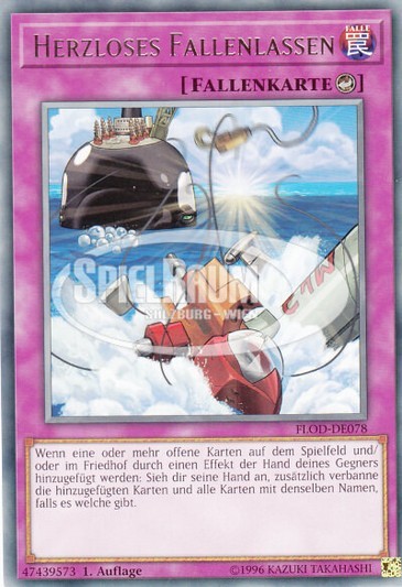 Heartless Drop Off Single: Yu-Gi-Oh! Flames of Destruction Einzelkarte