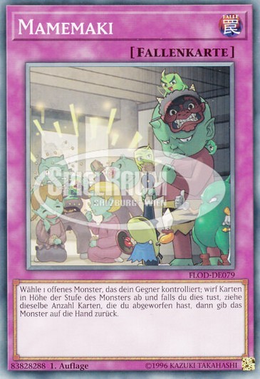 Mamemaki Single: Yu-Gi-Oh! Flames of Destruction Einzelkarte