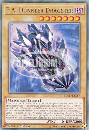 F.A. Dark Dragster Single: Yu-Gi-Oh! Flames of Destruction Einzelkarte