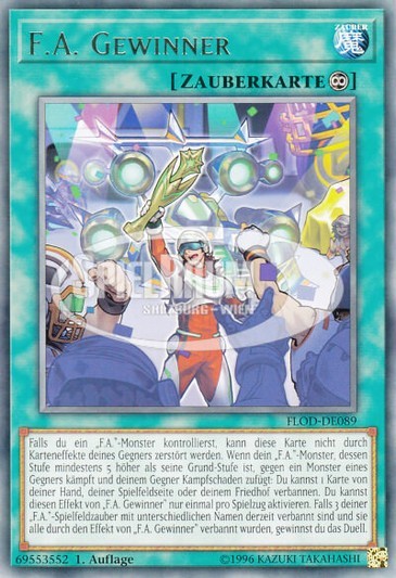F.A. Winners Single: Yu-Gi-Oh! Flames of Destruction Einzelkarte