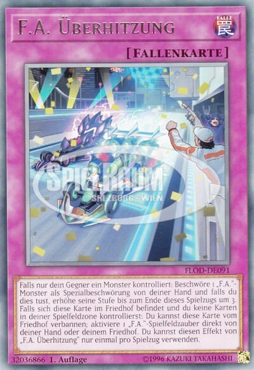 F.A. Overheat Single: Yu-Gi-Oh! Flames of Destruction Einzelkarte